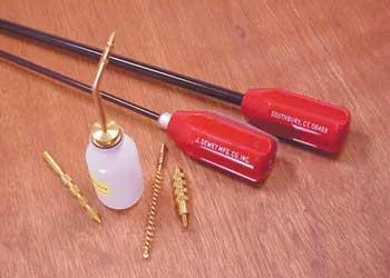 J. Dewey 9-inch nylon-coated cleaning rod for .22 caliber pistol with 8-32 female thread