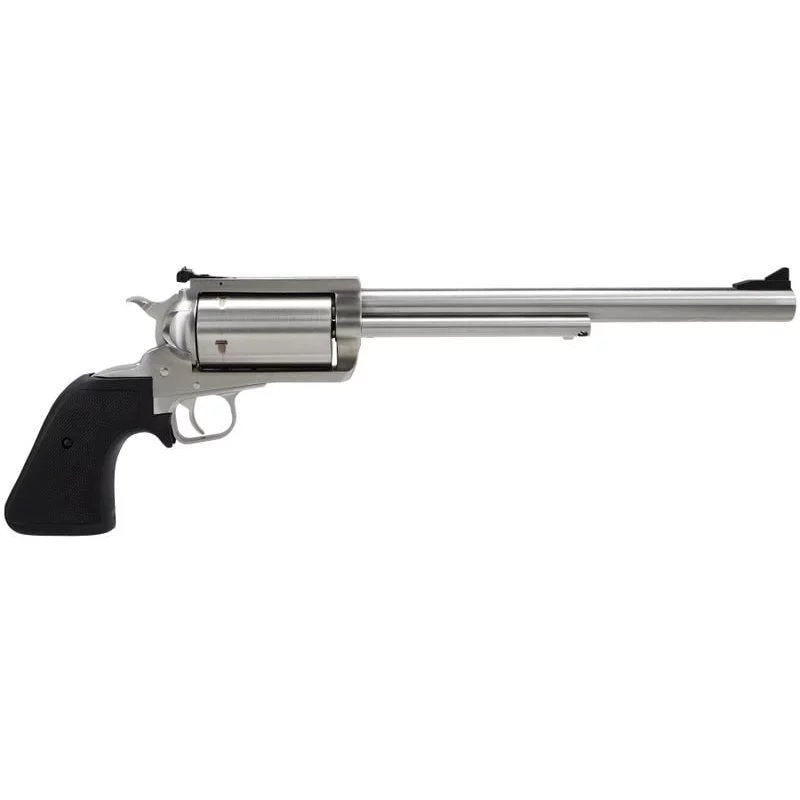 Magnum Research BFR .500 S&W Magnum 10-inch brushed stainless revolver with black rubber grip