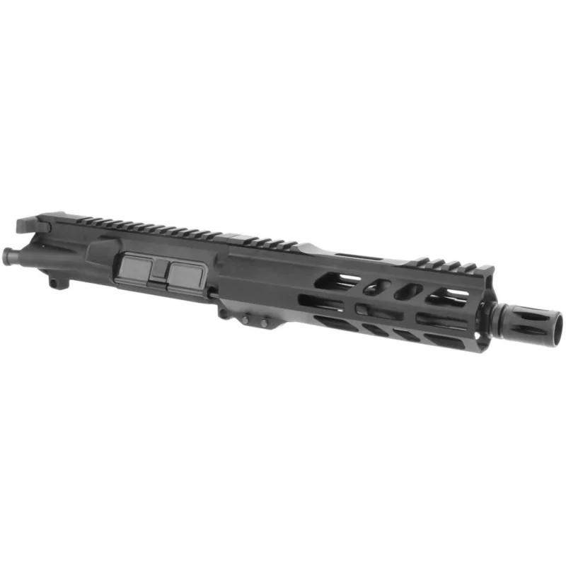 TacFire AR-15 5.56 NATO 7-inch complete upper assembly, black finish, includes BCG