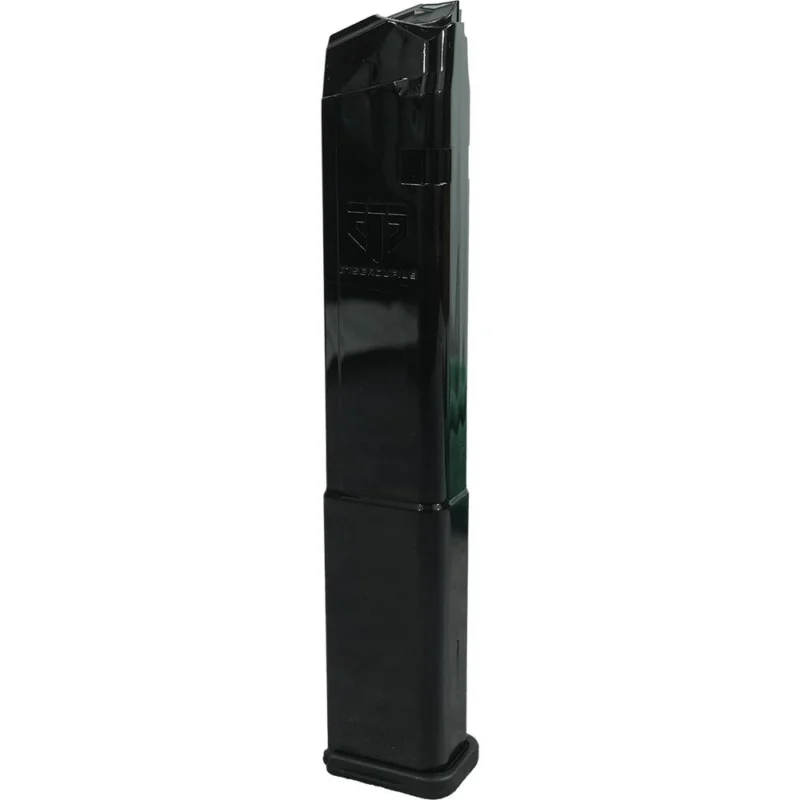 Elite Tactical Systems Carbon Smoke Gen 2 32rd Glock 17 magazine, 9mm, translucent polymer