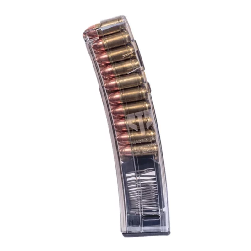 ETS Carbon Smoke 20-round polymer magazine for HK MP5, 9mm
