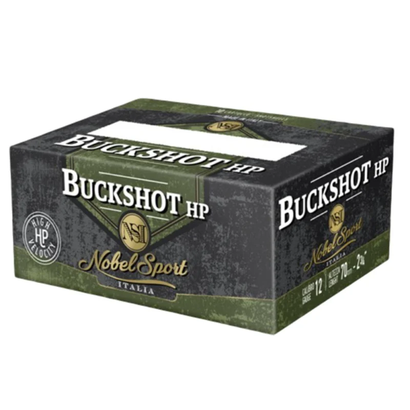 Nobel Sport Plumbum Buckshot 12 ga 2-3/4 inch #00 12-pellet shotshells product image