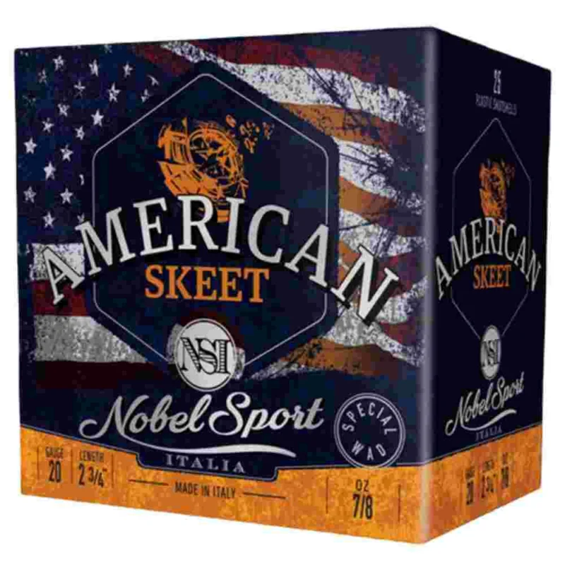 Eurosports Nobel Sport 20 Gauge 2-3/4 inch 7/8 oz #9 target shotshell 25-count box