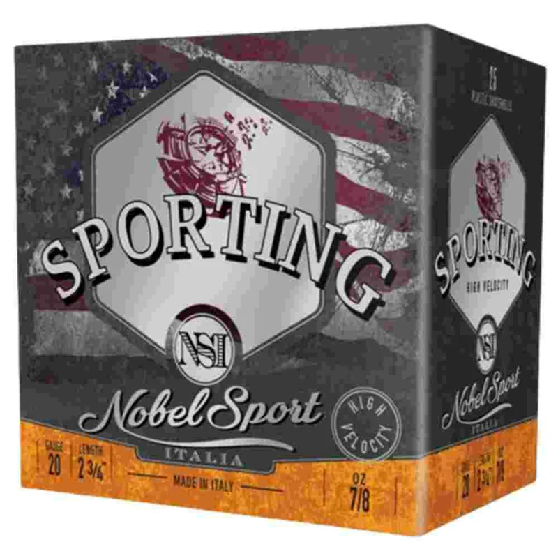 Eurosports Nobel Sport Target Sporting Clays 20ga 2-3/4″ 25ct