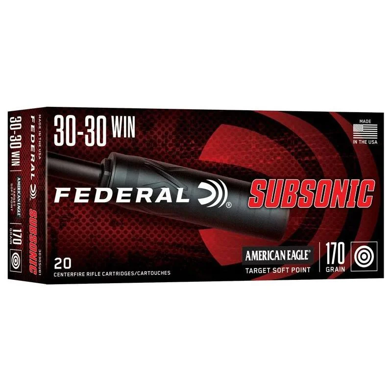 Federal Ammunition 300gr SP Subsonic rifle ammunition 20rd box