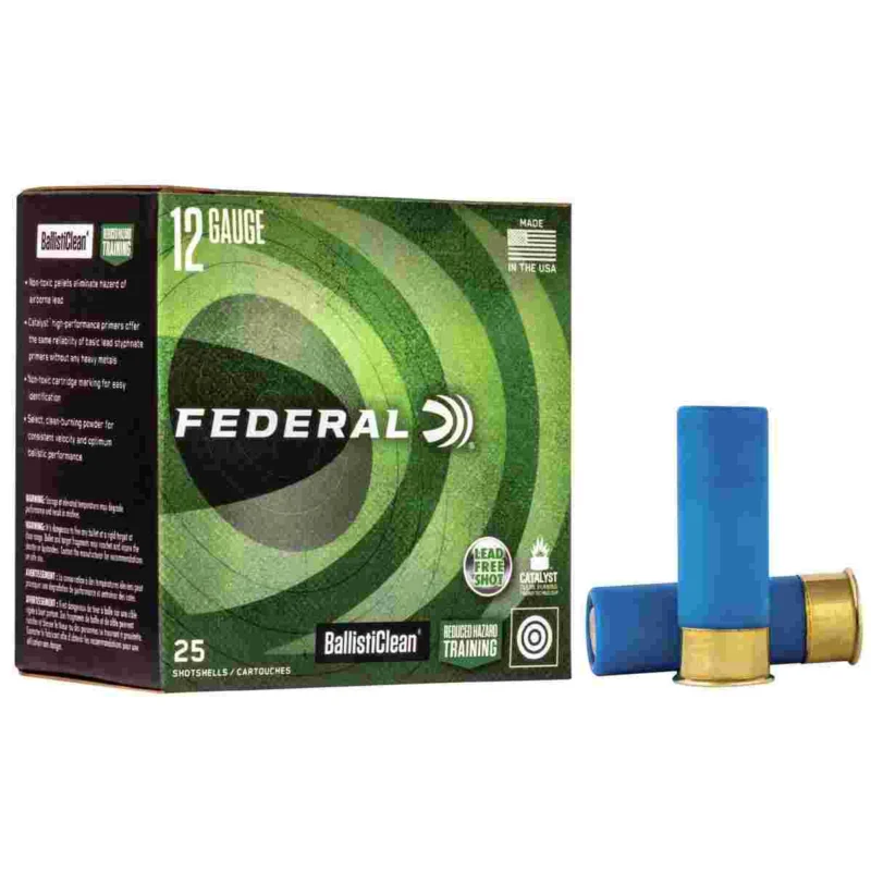 Federal Ballisticlean 12 ga 2-3/4" frangible rifled slug, 25-count box