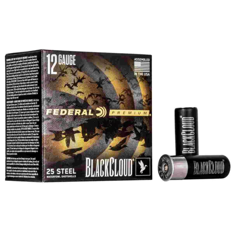 Federal Black Cloud FS Steel 12ga 2.75in 1-1/8oz #3 shot 25rd box