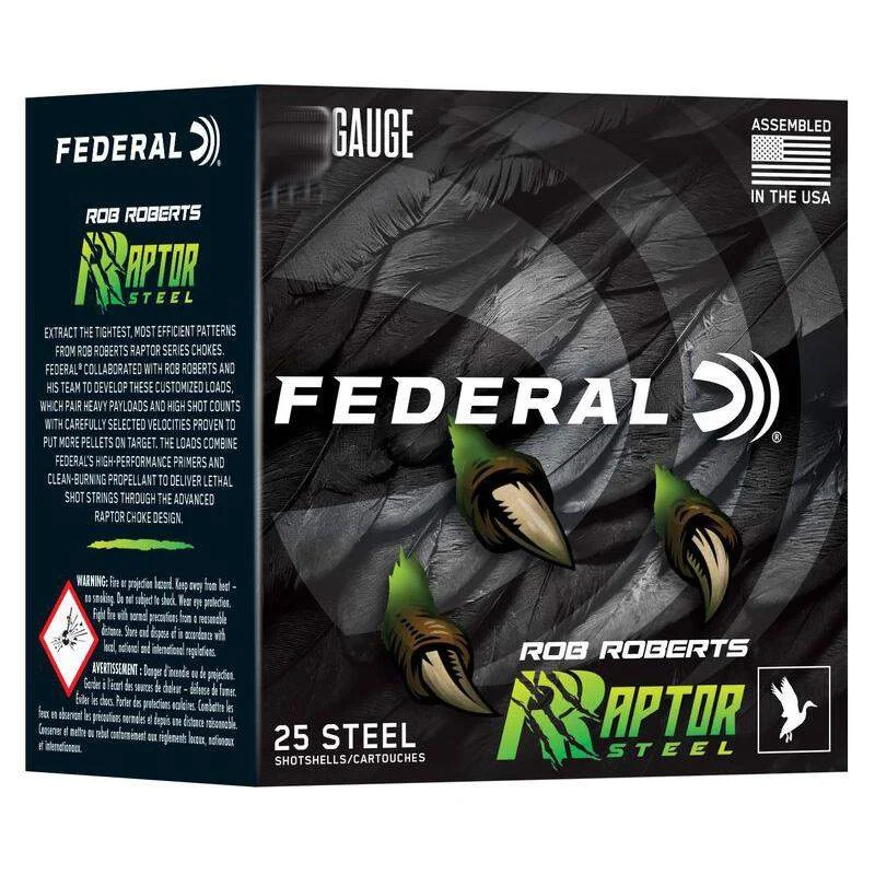 eral Raptor Steel 20GA 3 1 Oz #4 25rd Box Ammo