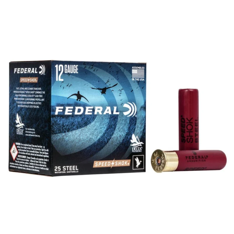 Federal Speed-Shok High Velocity Steel 12 Gauge 3 1/2 inch 1 3/8 oz #T 25rd