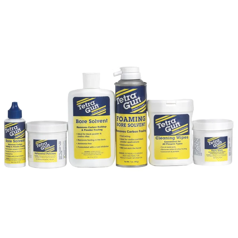 Tetra Gun Carbon Cleaner Wipes 50 count pack for cleaning metal parts