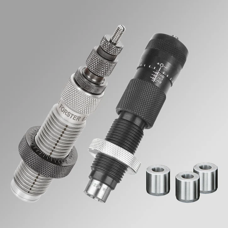 Forster Products full length die set for 6.5 PRC with three bushings