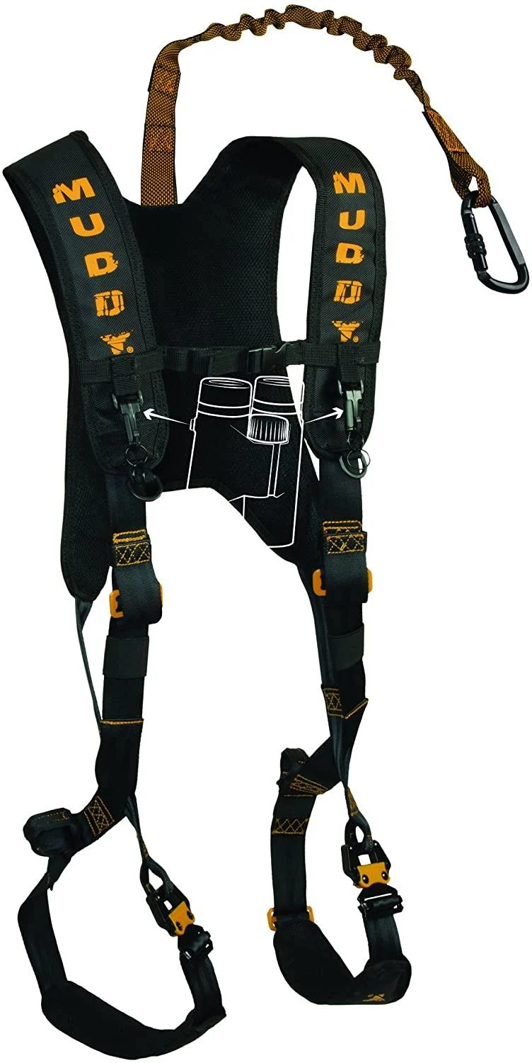 Muddy Diamondback safety harness padded nylon black 300 lb rating