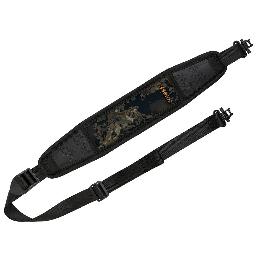 Muddy Pathfinder rifle sling Veil Canyon Grey with integrated QD swivels and non-slip backing