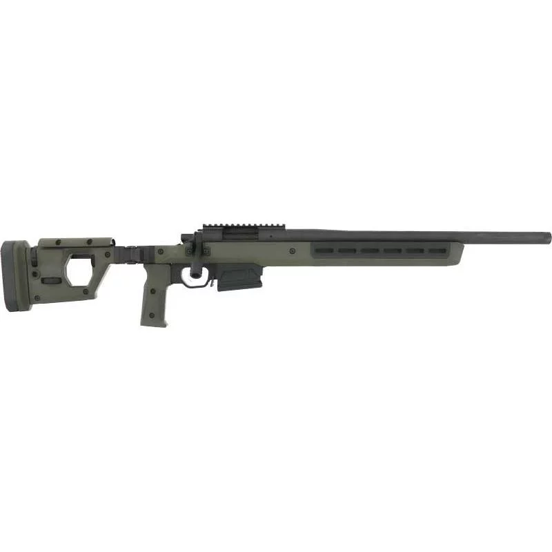 Surgeon Scalpel 591R .308 Win bolt-action rifle 20-inch barrel OD green Magpul folding stock