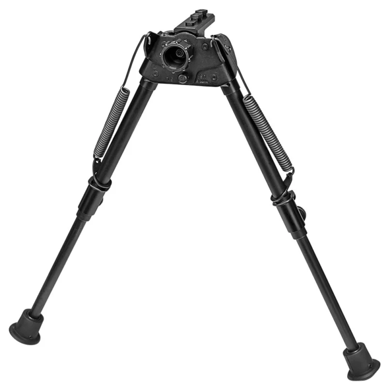 Harris S-L Bipod M-LOK 9-13 inch black bipod attached to M-LOK handguard