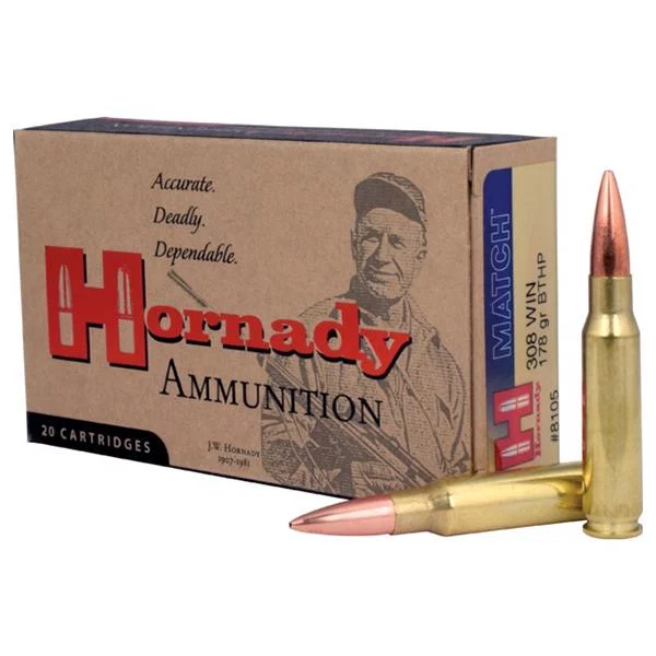 nady Match .308 Win 178 Gr BTHP 20/Box Ammo