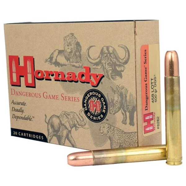 Hornady Dangerous Game .458 Lott 500 gr DGS - 20 round box