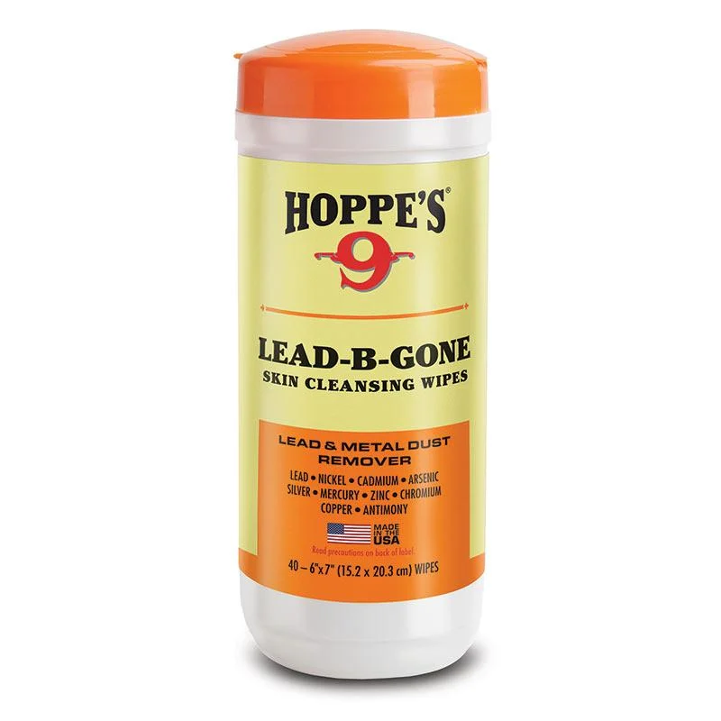 Hoppes Lead-B-Gone Skin Cleansing Wipes 40 count package
