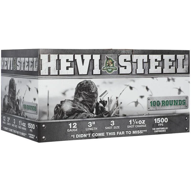HEVI-Shot HEVI-Steel 20 gauge 3 inch shotshells box, 100-count