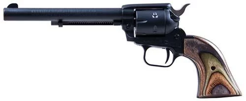 Heritage Rough Rider .22 LR/.22 WMR 6.5in Barrel Black Satin with Camo Laminate Grips