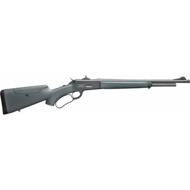 Pedersoli Shadow lever-action rifle .45-70 Government, 19-inch blued barrel with black adjustable synthetic stock