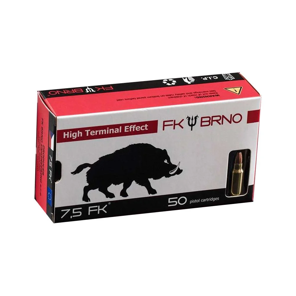 IFG F5 7.5 FK 95 grain copper nose discarding hollow point ammunition - 50 rounds per box