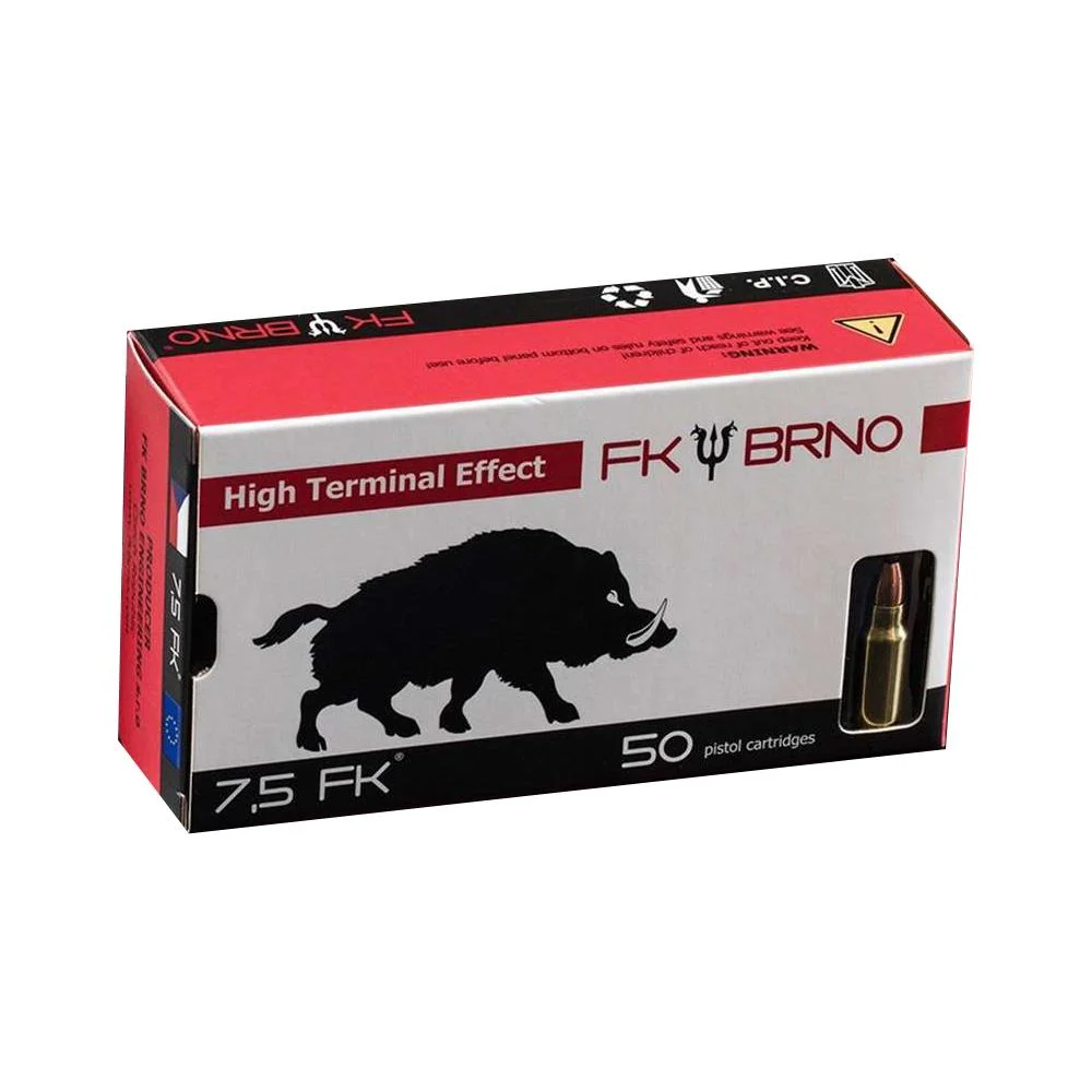 IFG F9 7.5 FK 101gr flat nose 50rd box ammunition