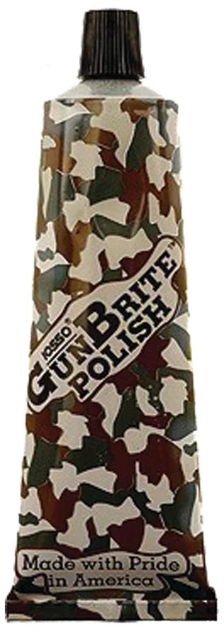 Iosso Gunbrite 2 oz rust preventative bottle for firearm and metal maintenance