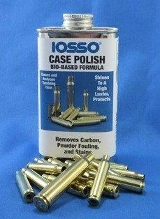 Iosso Case Polish 32 oz bottle for cleaning and polishing brass casings