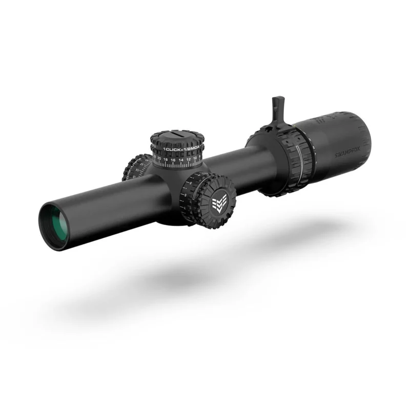 Swampfox Arrowhead 1-6x24 30mm riflescope with Guerrilla Dot MIL red illuminated reticle