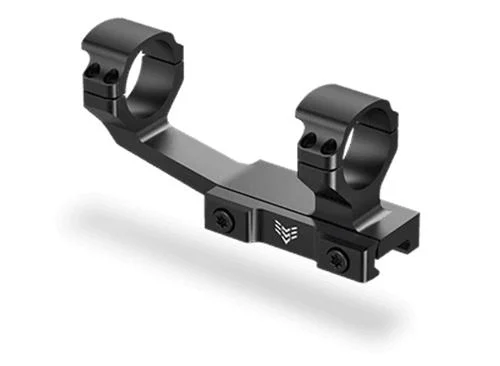 Swampfox Independence 30mm cantilever scope mount for AR flat-top rifle in matte black