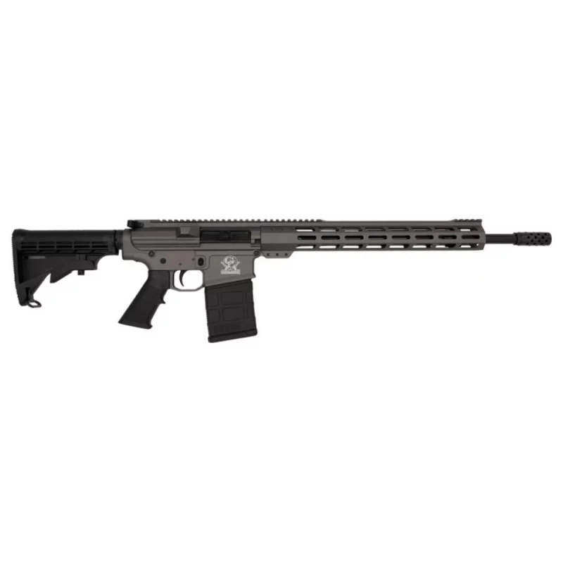 Great Lakes GL-10 .308 Win AR-10 rifle in tungsten gray Cerakote with 15.125-inch M-LOK handguard