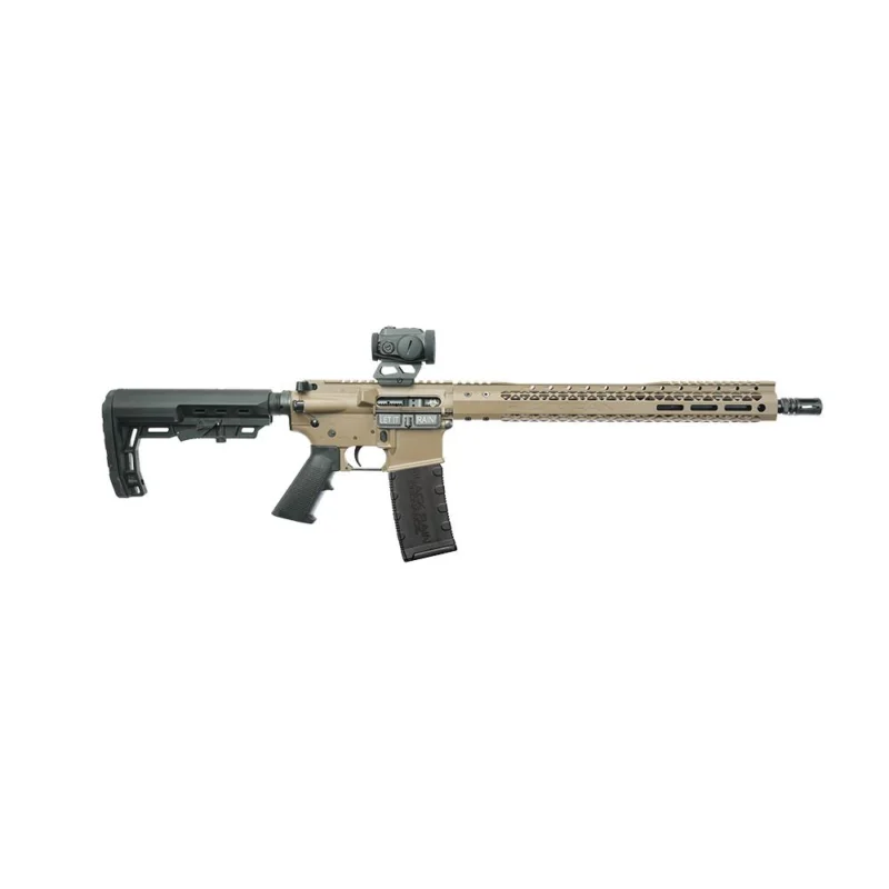 Black Rain Ordnance BRO Spec 15 5.56mm rifle 16 inch barrel coyote finish with Zerotech Trace red dot