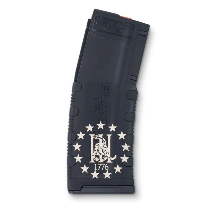 Black Rain Ordnance 3 Percent 1776 30rd polymer magazine for 5.56x45 NATO