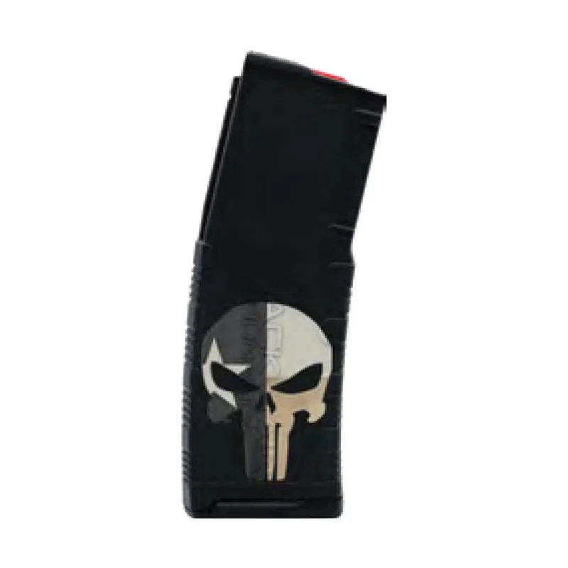 Black Rain Ordnance Texas Punisher 30rd polymer magazine 5.56x45 NATO with Texas flag etching