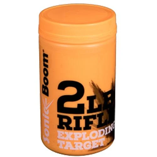 Sonic Boom SBT02 2 lb exploding rifle target in orange canister