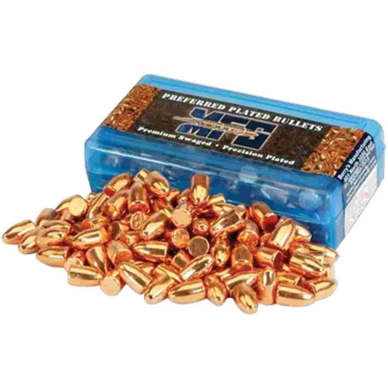 Berrys Manufacturing Berry's Preferred plated 158 gr HP pistol bullets .38/.357 cal 250 count