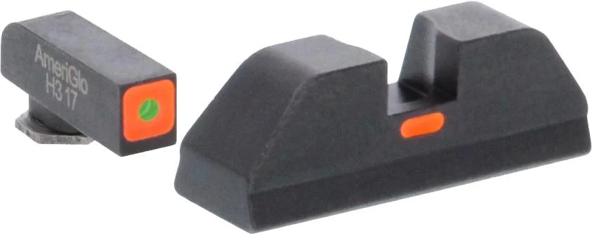 Ameriglo rear sight green outline orange square for Glock Gen 5