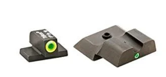 AMERIGLO Pro I-Dot tritium night sights green front orange outline rear green single dot for S&W M&P Shield