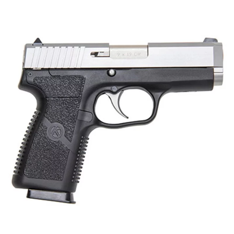 Kahr Arms CW9 9mm pistol stainless slide black polymer frame night sights