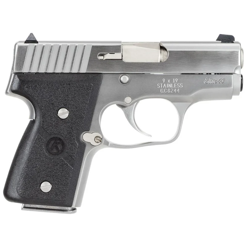 Kahr Arms MK9 Elite 9mm polished stainless 3-inch barrel black textured wraparound grip