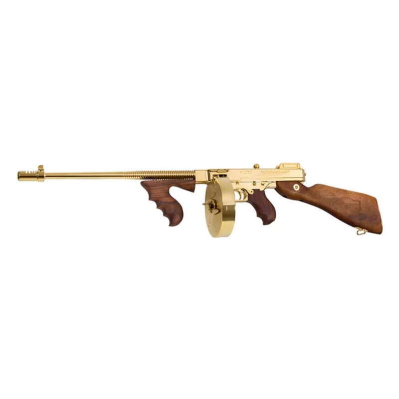 Auto-Ordnance Thompson 1927A-1 Deluxe .45 ACP 16.5in titanium gold rifle with walnut stock