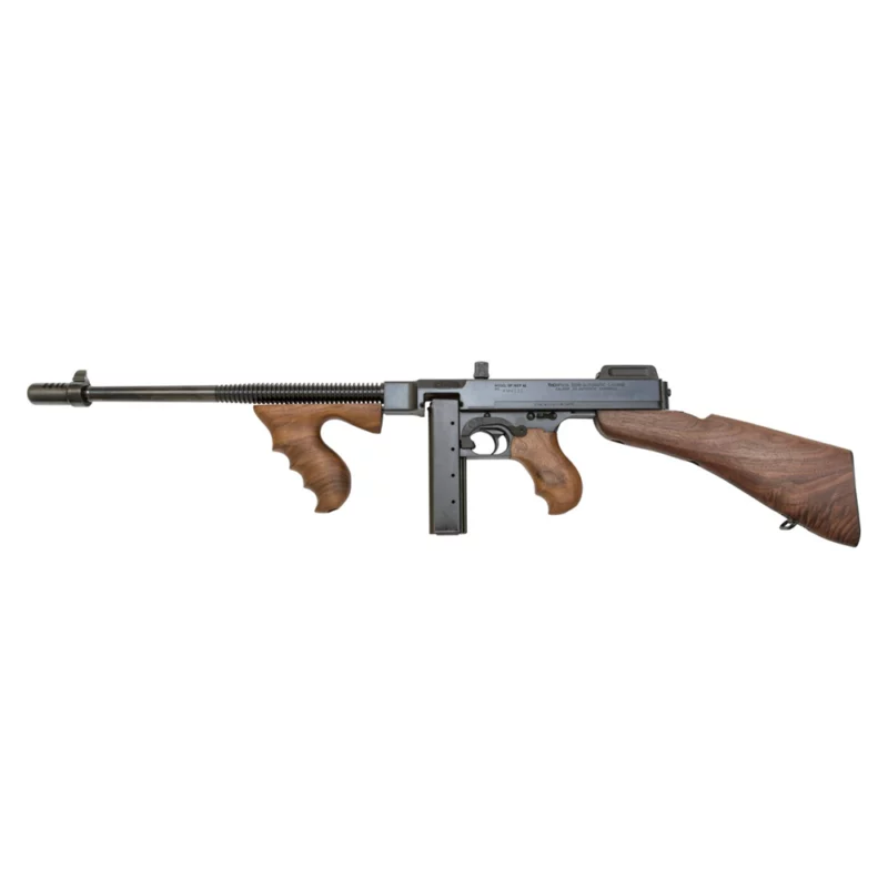 Auto-Ordnance Thompson 1927A-1 Deluxe Carbine .45 ACP with walnut furniture and blued finish