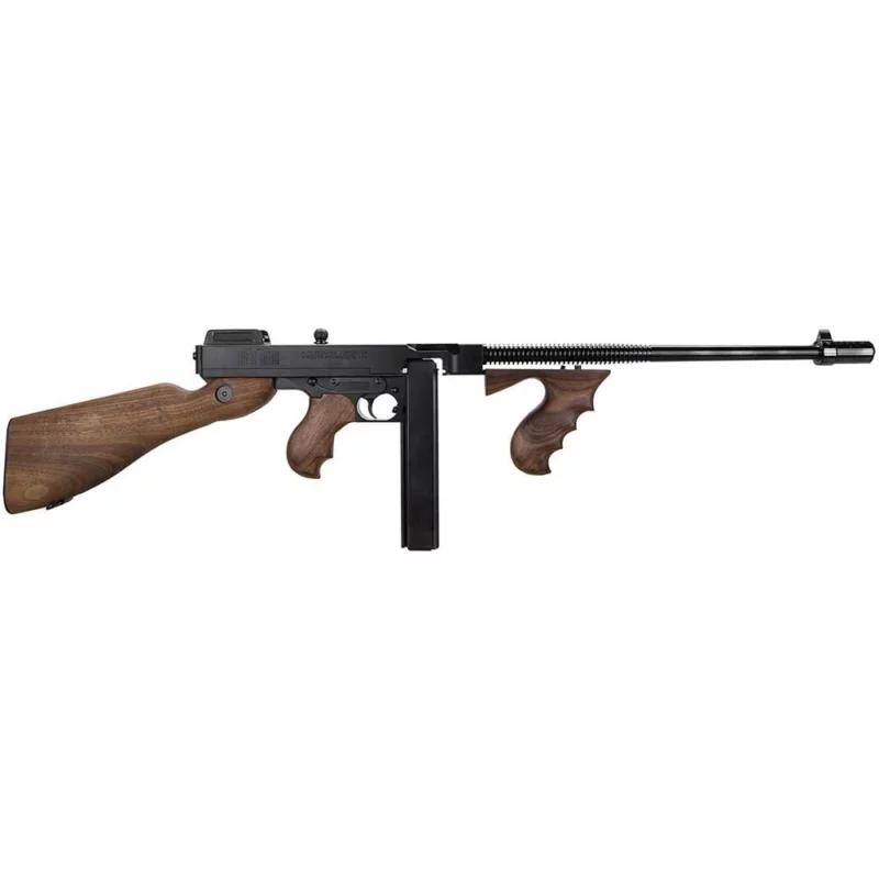Auto-Ordnance Thompson 1927A1C .45 ACP rifle with walnut stock and finned barrel