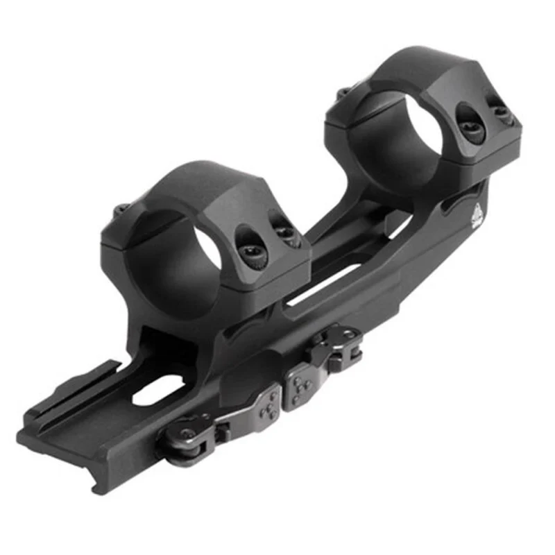 Leapers UTG ACCU-SYNC 1-piece QR cantilever mount 1-inch tube 18mm saddle 50mm offset matte black