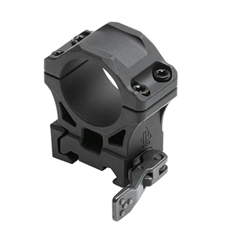UTG Accu Sync 1in medium profile quick-release scope rings for Picatinny rail, matte black