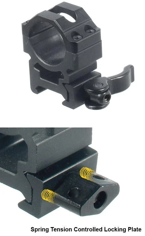 Leapers UTG 2-piece Max Strength LE Grade Picatinny Rings, 22mm width, 1-inch, Medium