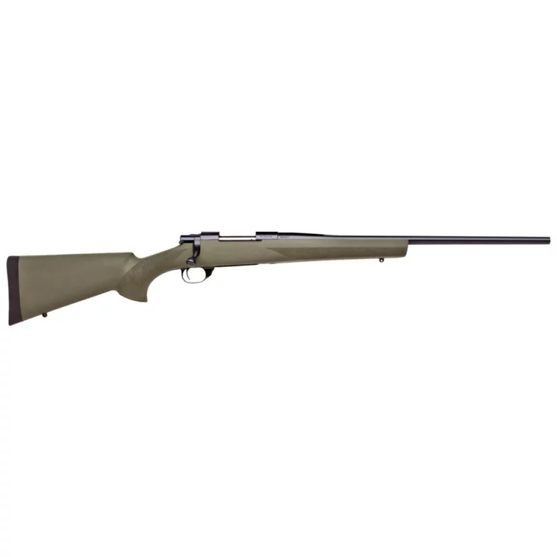 Howa M1500 Hogue .243 Win 22" threaded barrel green Hogue stock rifle
