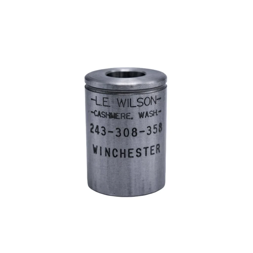 L.E. Wilson WSM family fired case holder for neck-sized fired cases