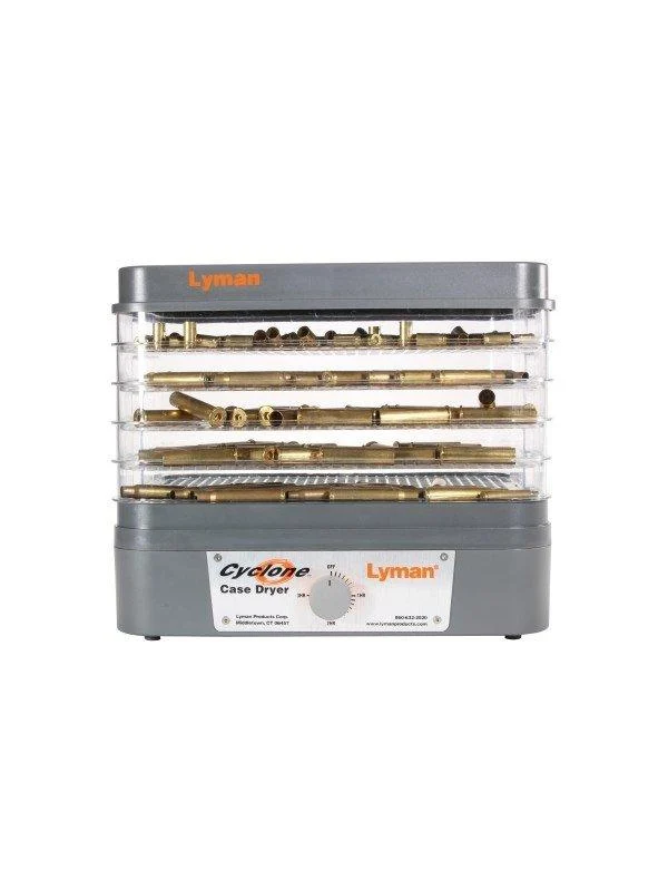 Lyman Cyclone Case Dryer 115 VAC with trays for drying up to 1,000 .223 or 2,000 9mm cases